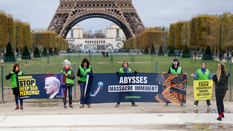 Greenpeace deep sea protest (2023)