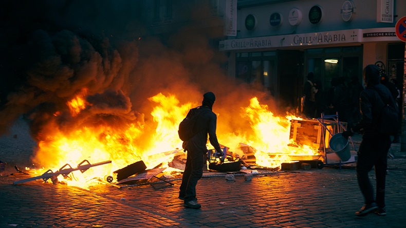 Violent protest