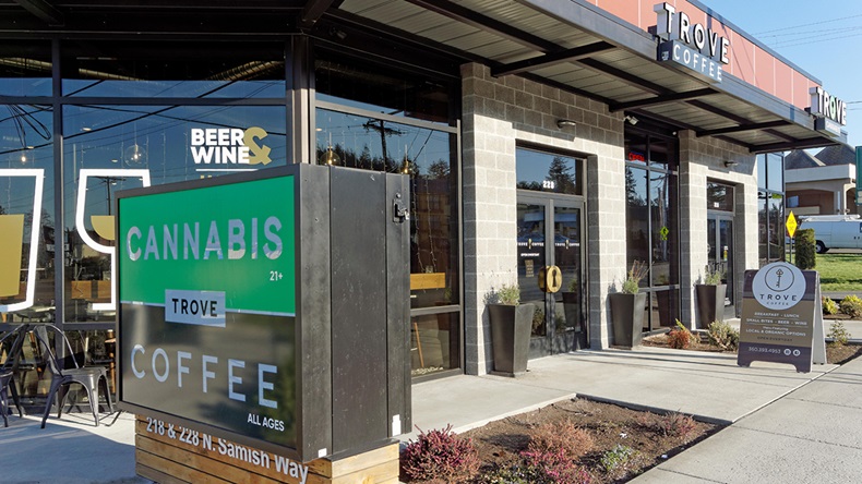 Cannabis cafe (John Mitchell/Alamy Stock Photo)